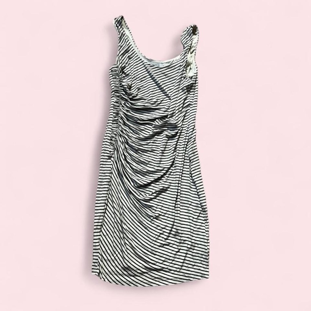 Bailey 44 Anthropology Striped Ruched Sailor Coastal Tank Dress Womens S Preppy - Picture 1 of 5